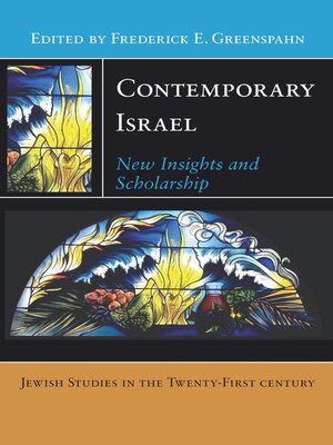 cover image of Contemporary Israel